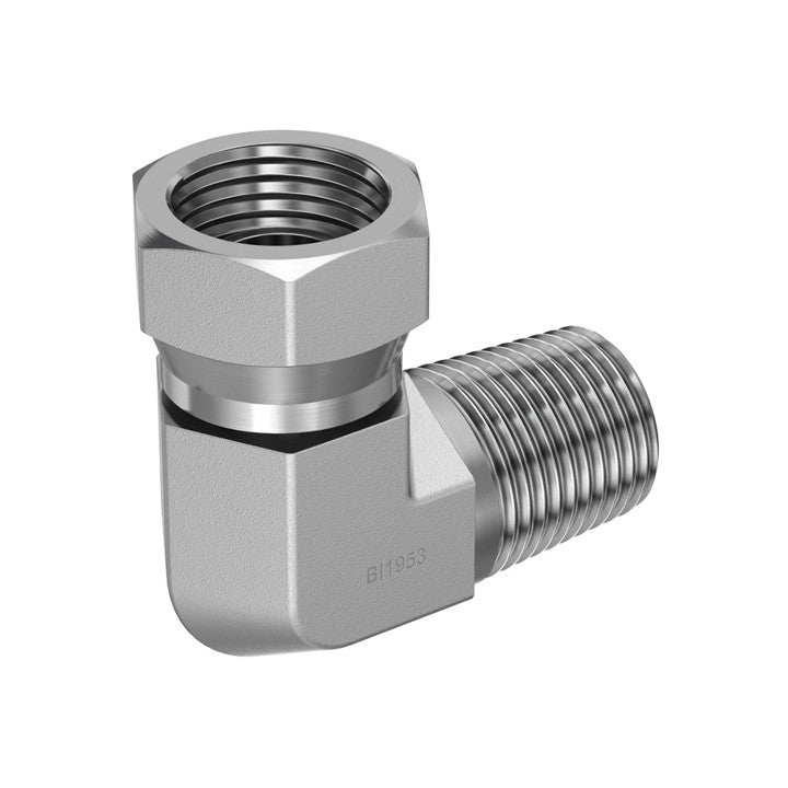 M NPT to NPSM 90° Hydraulic Adapter (1501)
