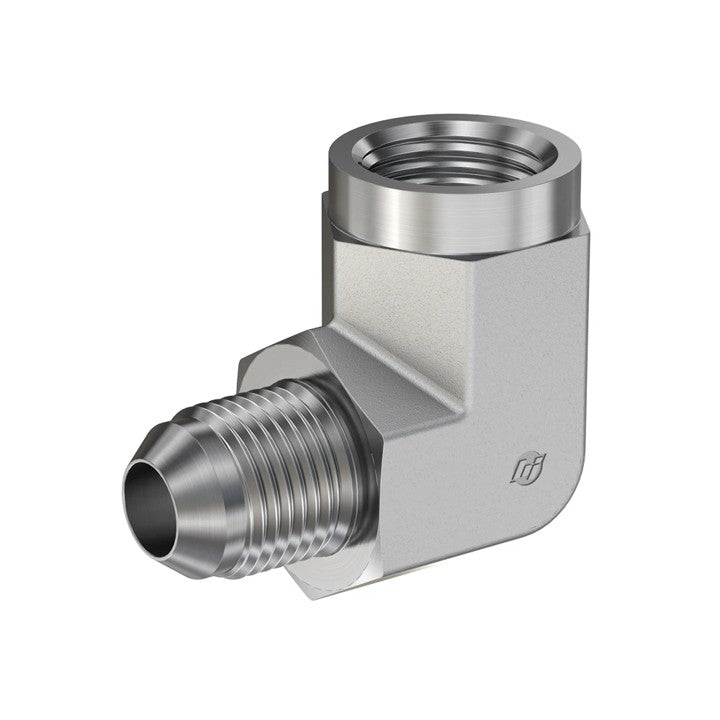 M JIC to F NPT 90° Hydraulic Adapter (2502)