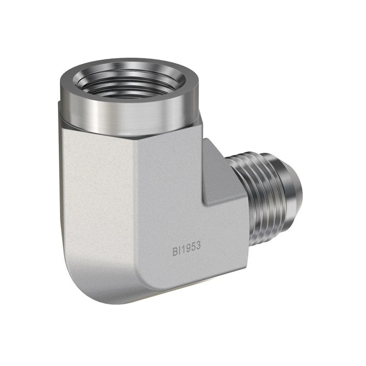 M JIC to F NPT 90° Hydraulic Adapter (2502)