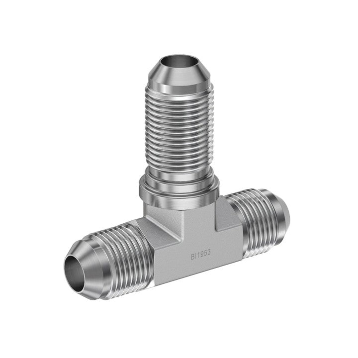 M JIC to M JIC Bulkhead Branch Tee Hydraulic Adapter (2703)