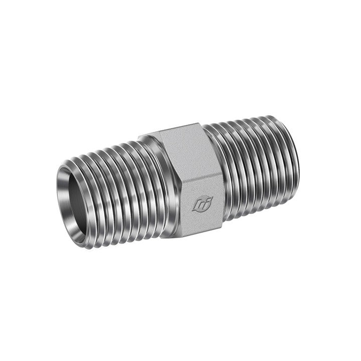 M NPT to M NPT Hex Nipple Hydraulic Adapter (5404)