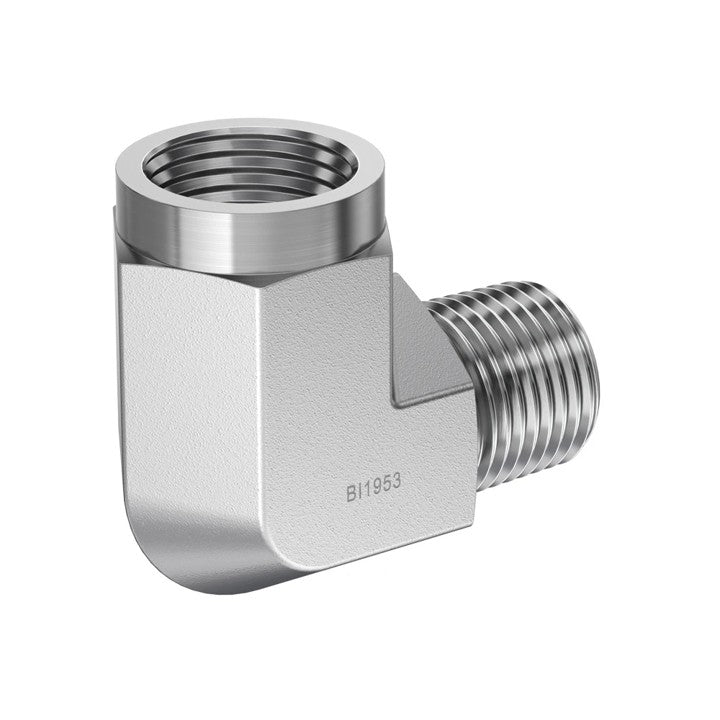M NPT to F NPT 90° Hydraulic Adapter (5502)