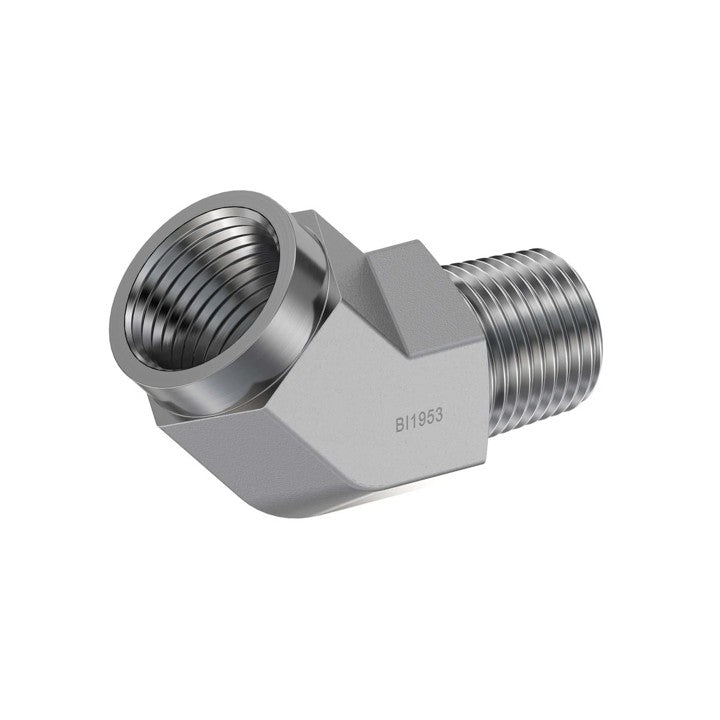 M NPT to F NPT 45° Hydraulic Adapter (5503)