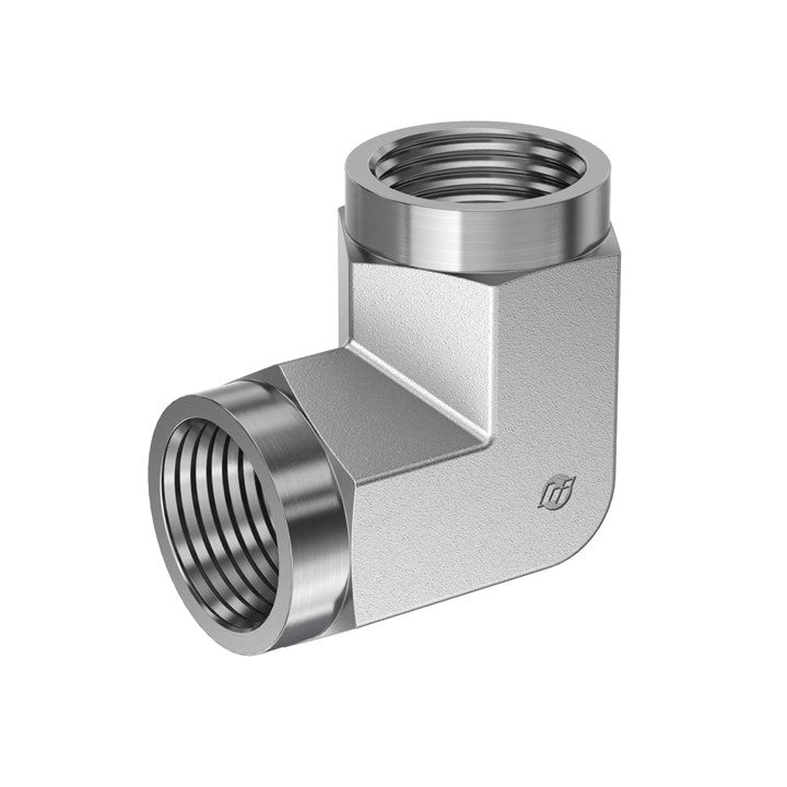 F NPT to F NPT 90° Hydraulic Adapter (5504)