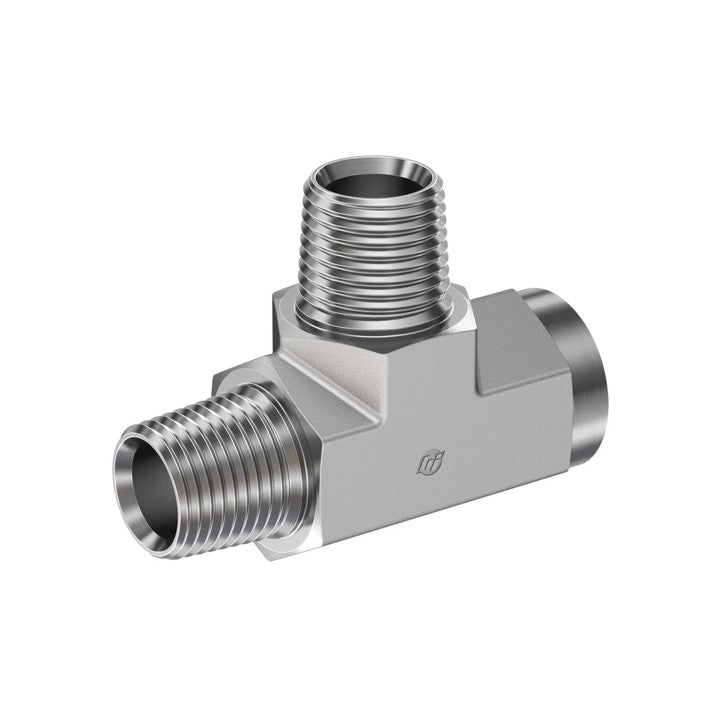 M NPT to F NPT Female Run Tee Hydraulic Adapter (5603)
