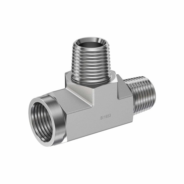 M NPT to F NPT Female Run Tee Hydraulic Adapter (5603)